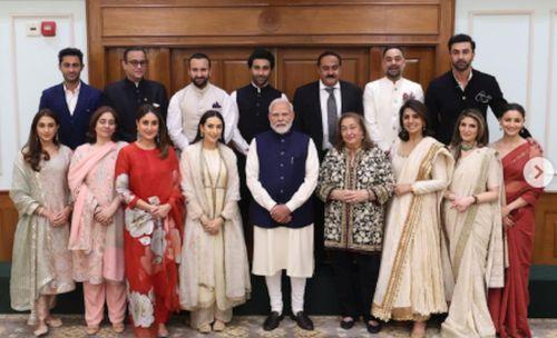 The Kapoors with the PM