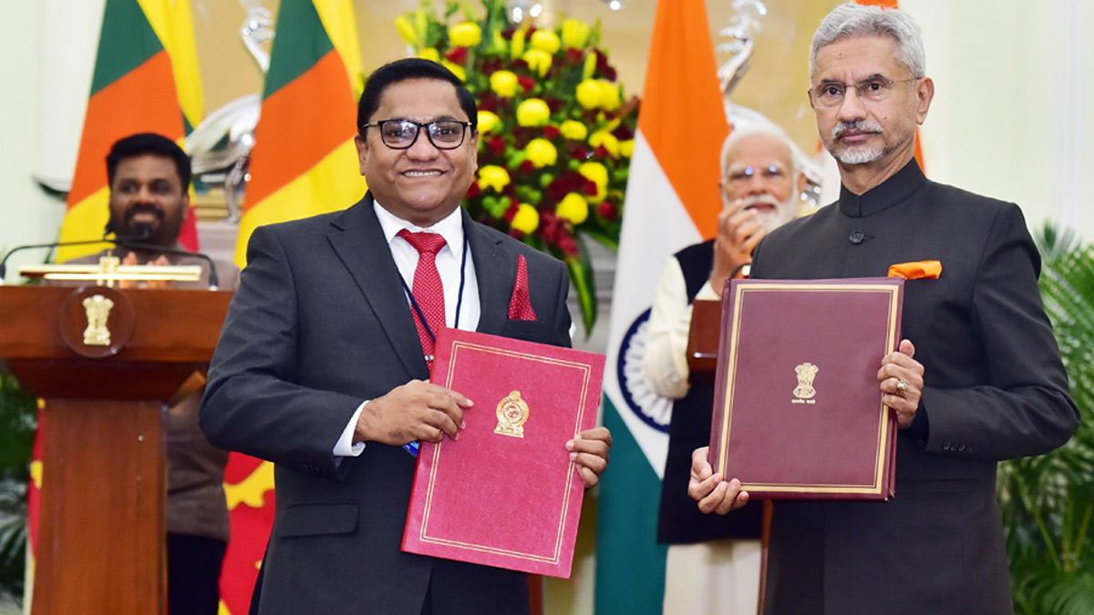 External Affairs Minister S Jaishankar and his counterpart Vijitha Herath