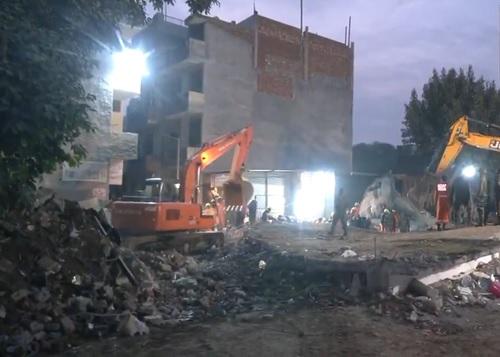 Rescue operations underway at the site in Mohali/ANI on X