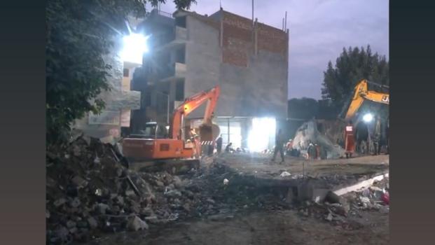 Rescue operations underway at the site in Mohali/ANI on X