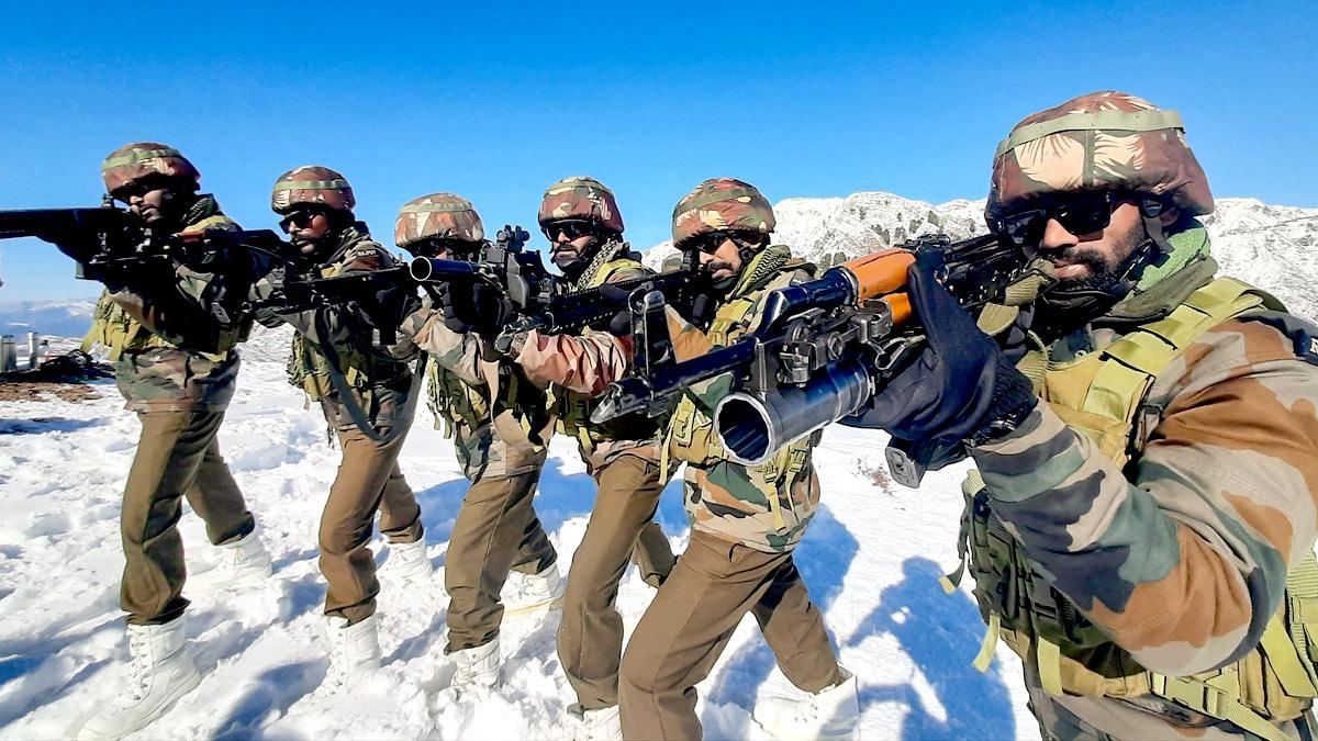 Army personnel at Line of Control near Poonch