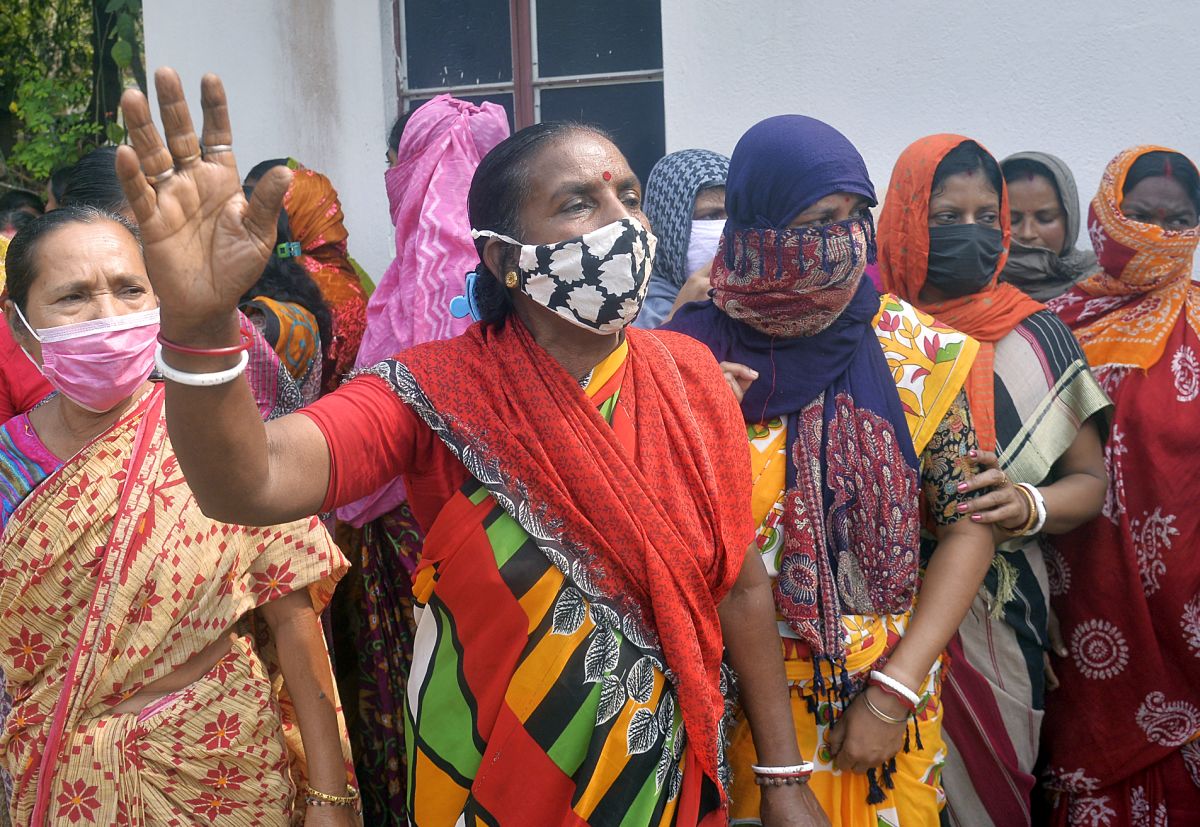 Sandeshkhali women have accused him of land grab and sexual assaults