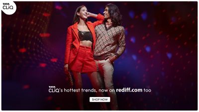 Shop on Tata CLiQ with Rediff.com
