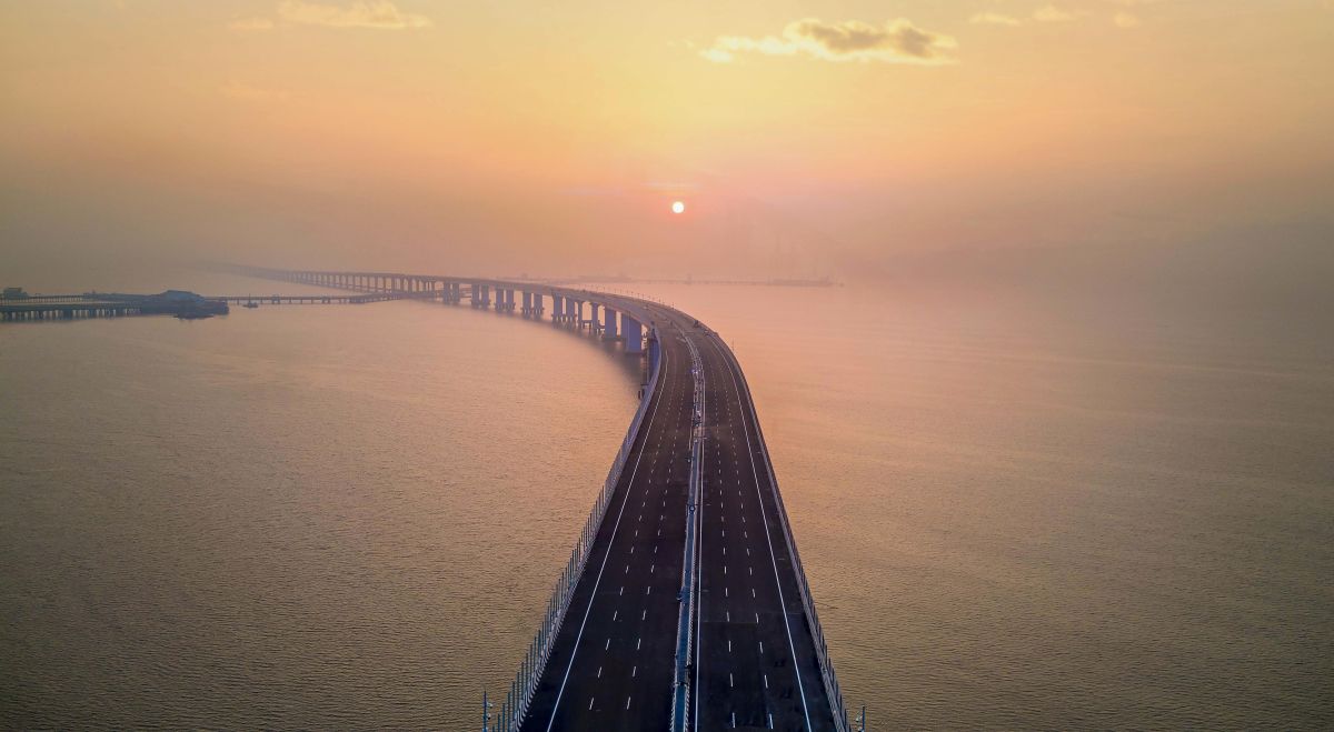 A view of the Longest Sea Bridge Atal Setu in Mumbai/ANI Photo