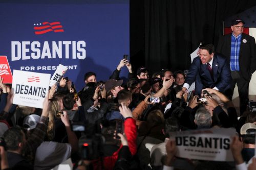 Republican presidential candidate Ron DeSantis. Reuters/Brendan McDermid