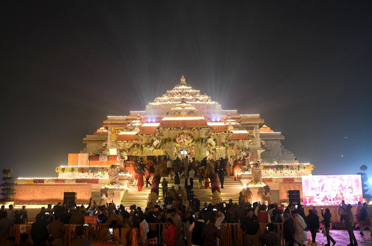 Shri Ram Janmabhoomi temple in Ayodhya/File image