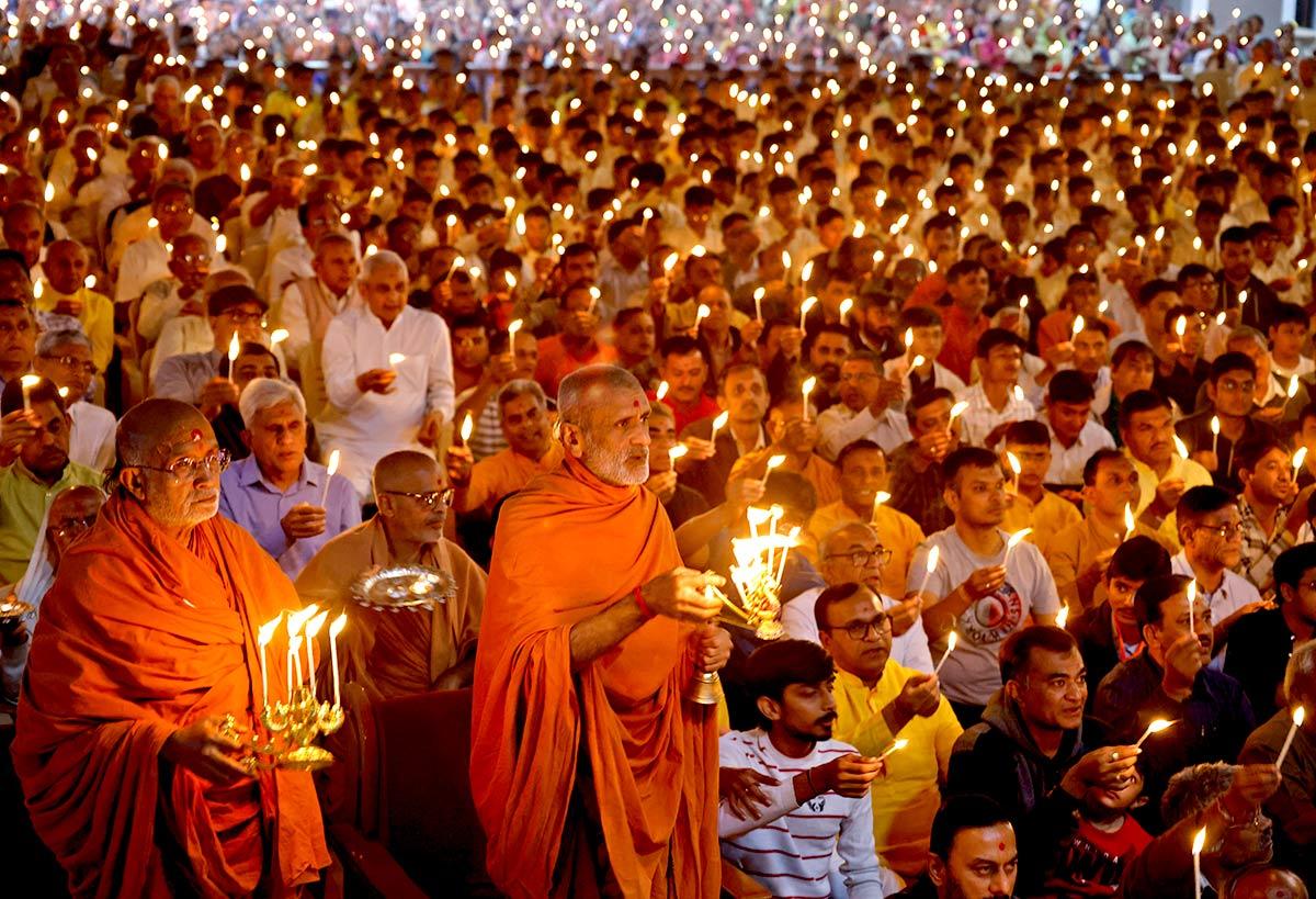 No, not Ayodhya, this is at a temple in Ahmedabad.  Amit Dave/Reuters