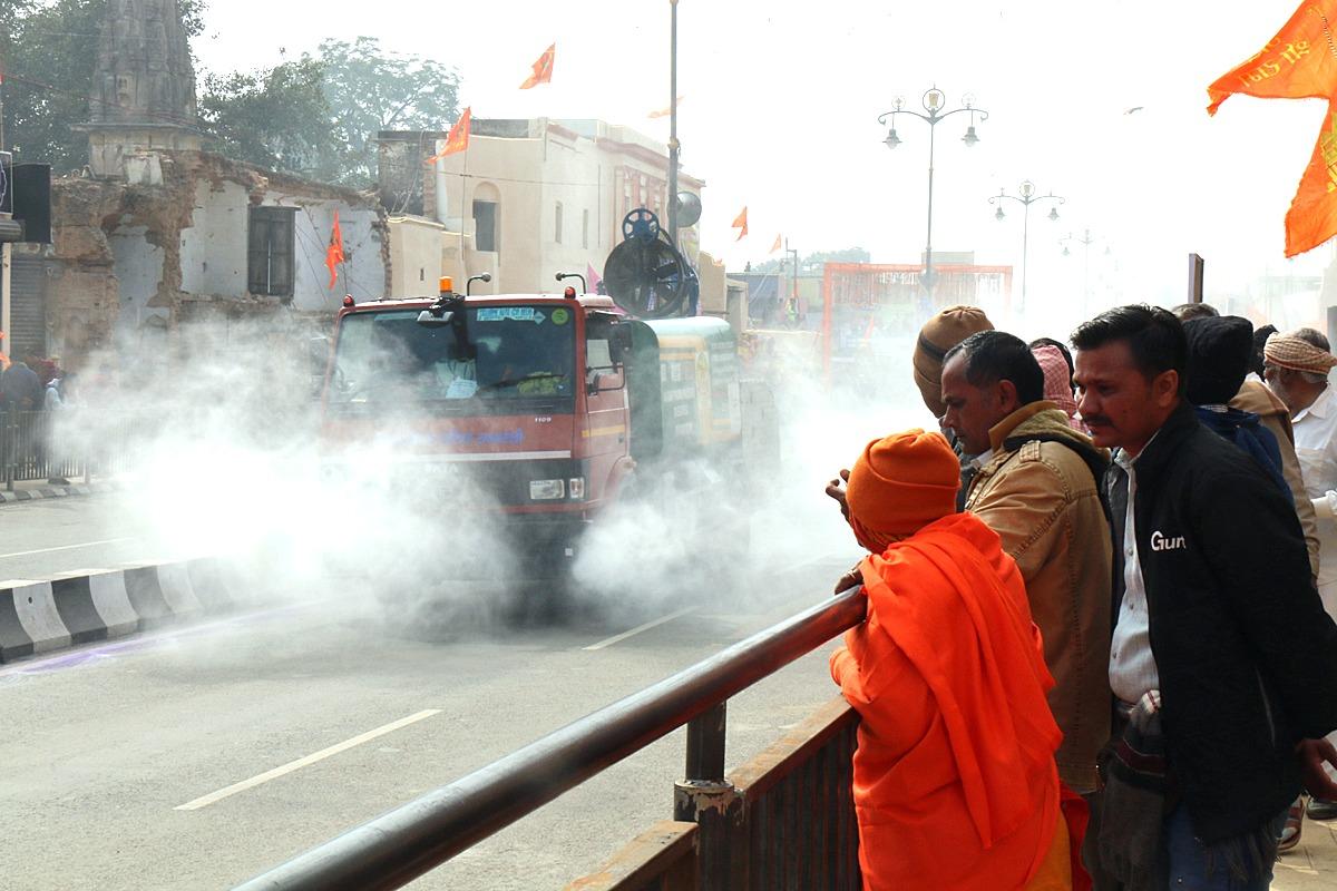 Pic: Rajesh Karkera/Rediff.com in Ayodhya