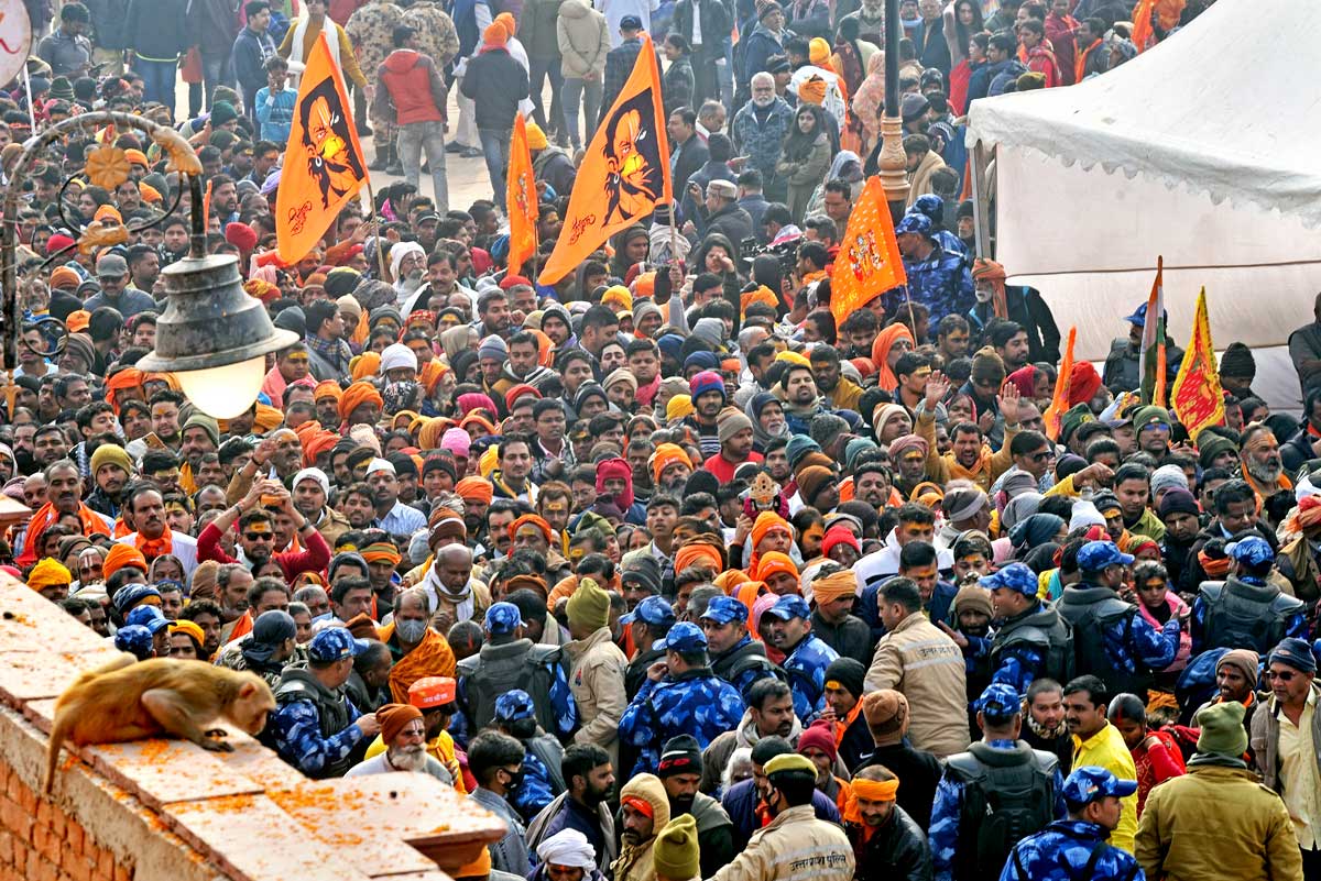 Massive rush at Ram temple day after 'Pran Pratishtha'