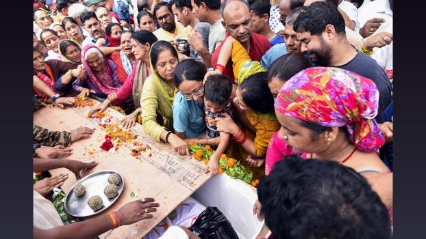 Family mourns the death of Naik Vinod Singh