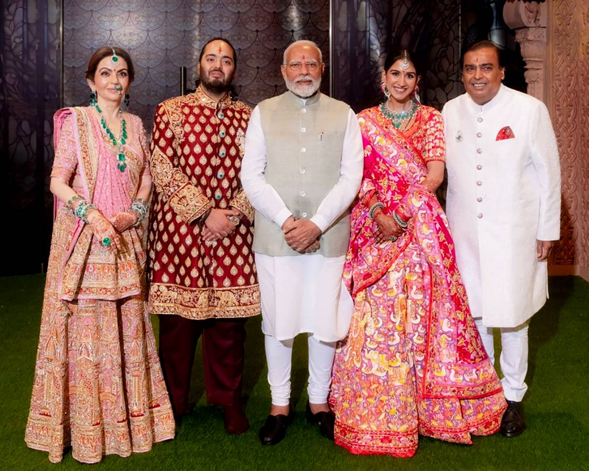 Modiji Blesses Anant-Radhika