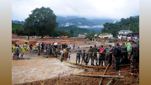 File image of rescue operation in Wayanad after landslide in July, 2024/ANI Photo