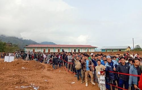 Arunachal Pradesh had a voter turnout of 83%