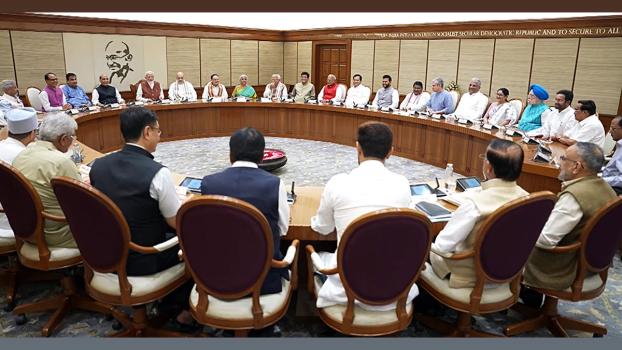 PM Narendra Modi hold first cabinet meeting of third term in New Delhi/ANI Photo