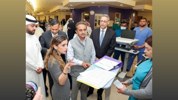 MoS Kirti Vardhan Singh is in Kuwait