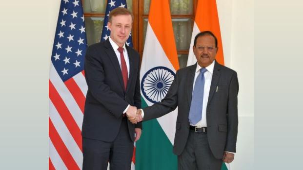 Ajit Doval and Jake Sullivan/File image