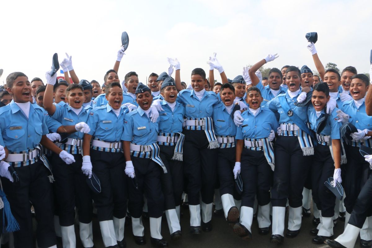 Sky Blue And Navy Blue Unisex Indian Air Force Summer Uniform at Rs  1600/set in Ludhiana