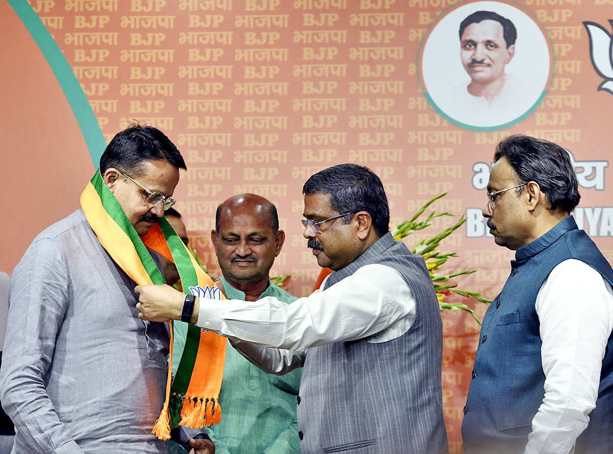 Jolt to BJD as founding member, six-time MP joins BJP
