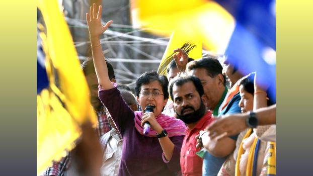 Delhi water minister Atishi