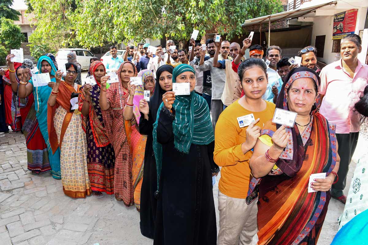 More than 61% turnout in 6th phase; 54% polling in J-K