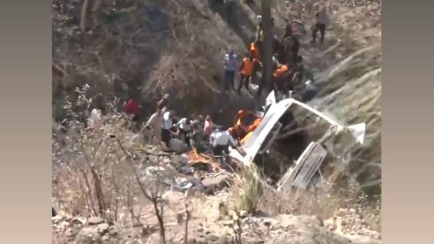 Rescue operation underway at the accident site/ANI on X