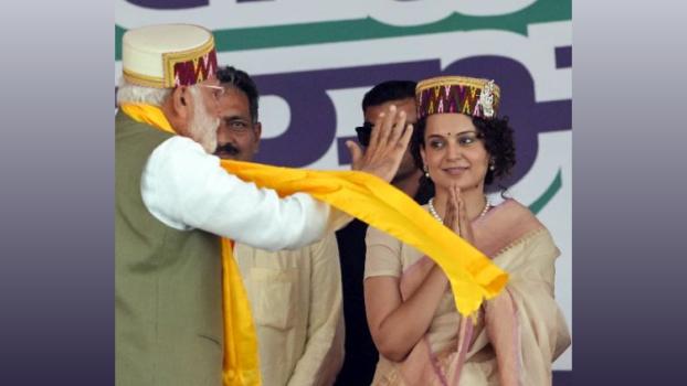 Kangana with PM Modi