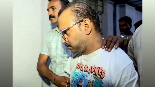 The father of the accused 17-year-old boy involved in the Porsche accident/ANI Photo