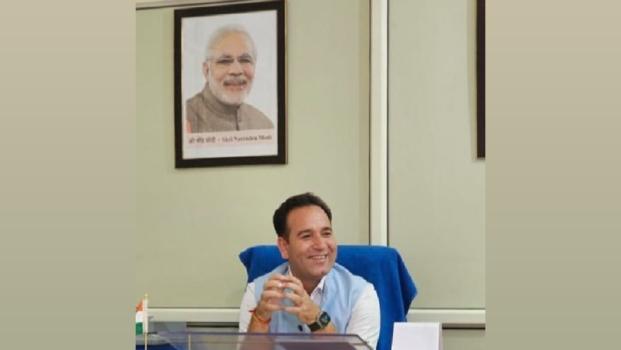 BJP leader and J-K ex-minister Sunil Sharma/Courtesy X