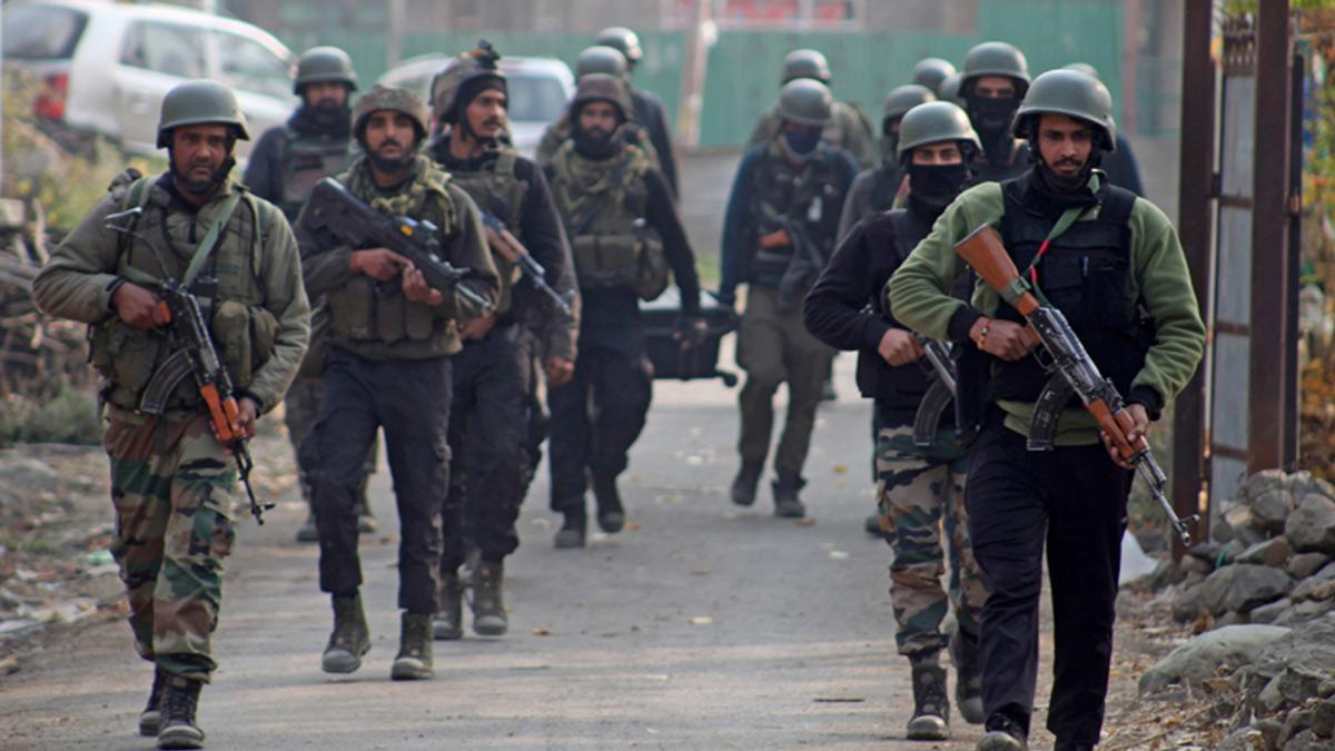 Anti-terror operation in Kashmir