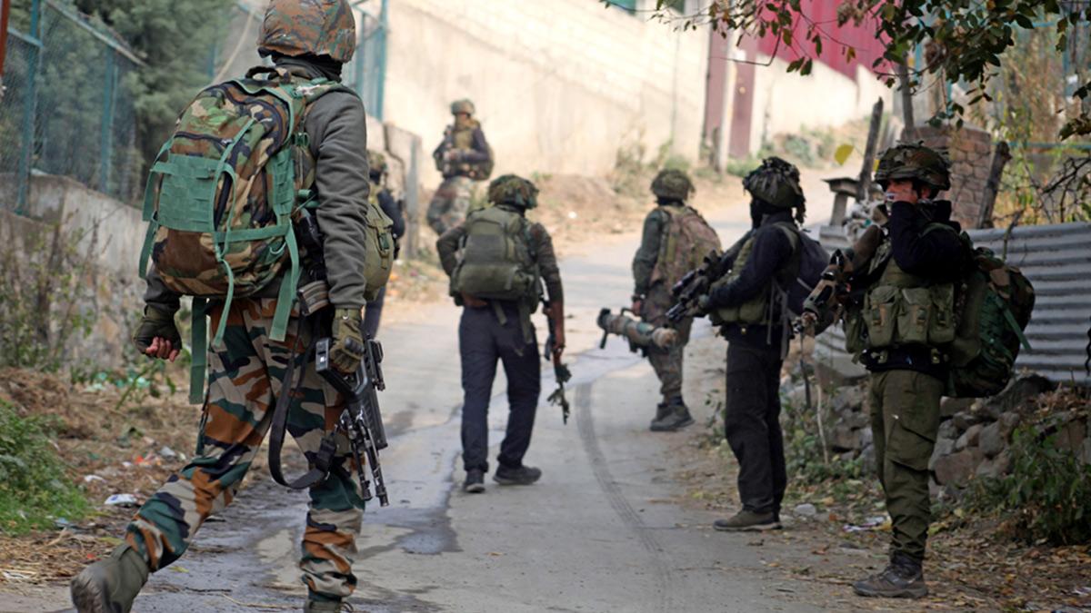 Anti-terror operation in Kashmir