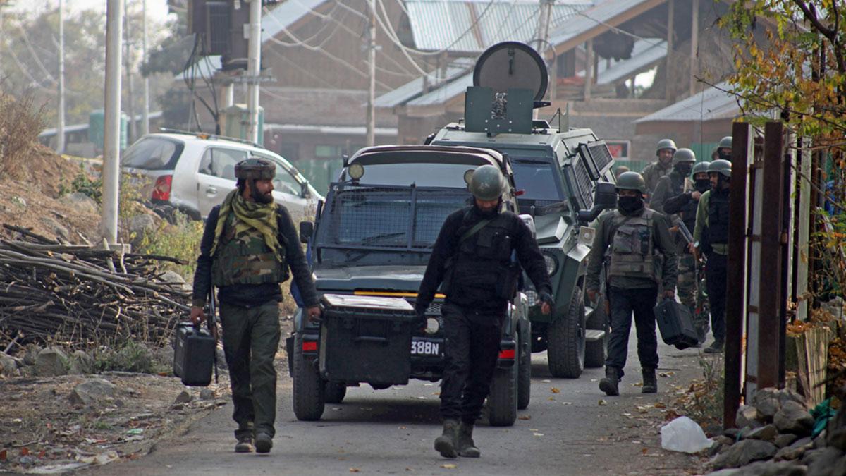 Anti-terror operation in Kashmir