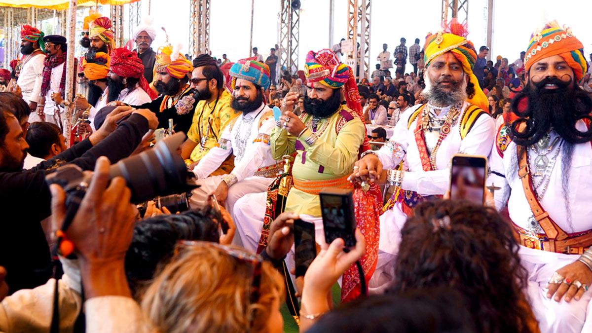 Pushkar International Fair - moustache competition