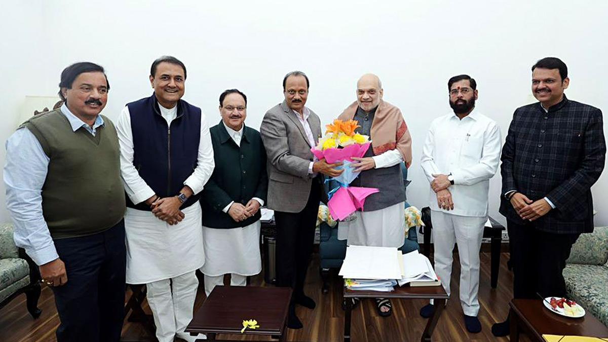 Eknath Shinde, Amit Shah, Devendra Fadnavis