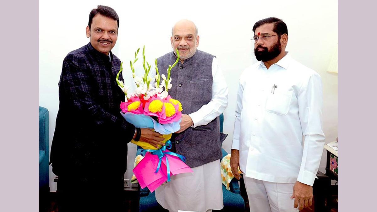 Eknath Shinde, Amit Shah, Devendra Fadnavis