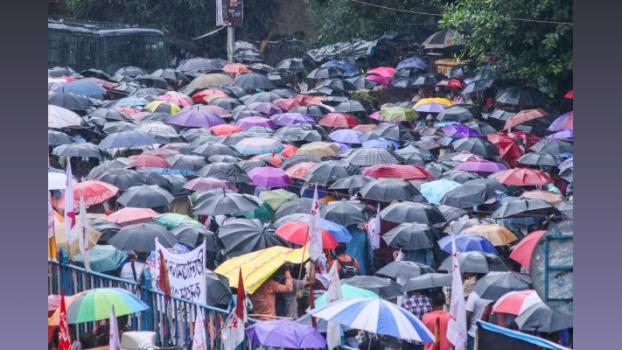 A peoples' protest in Kolkata against the RG Kar incident