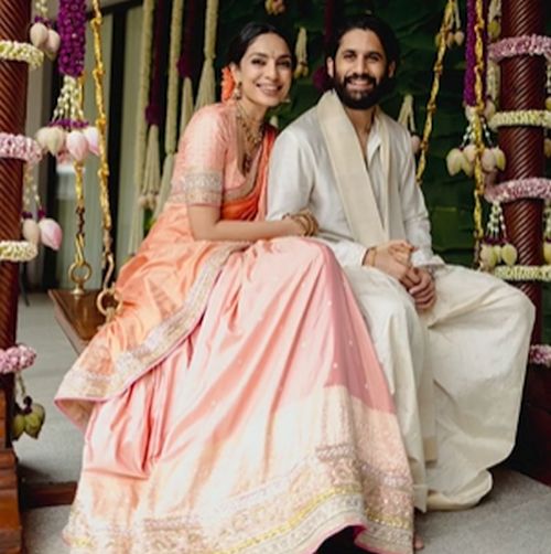 Naga Chaitanya with Shobita Dhullipala