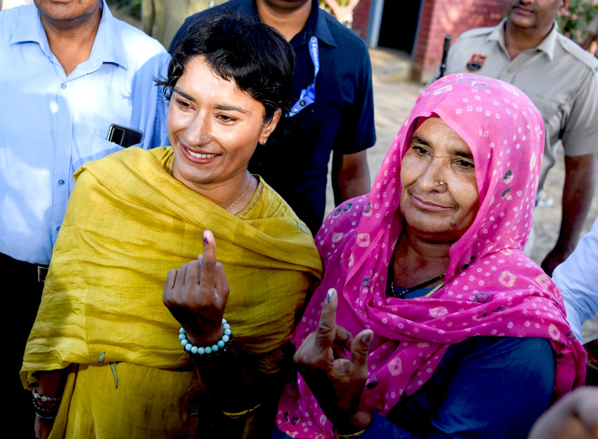 Over 60% voter-turnout recorded in Haryana polls