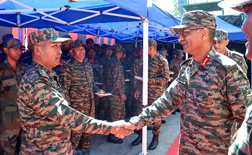 Northern Army Commander Lieutenant General MV Suchindra Kumar(R)/ANI Photo