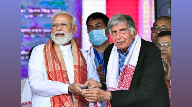 Ratan Tata with Prime Minister Narendra Modi/ANI Photo/File image