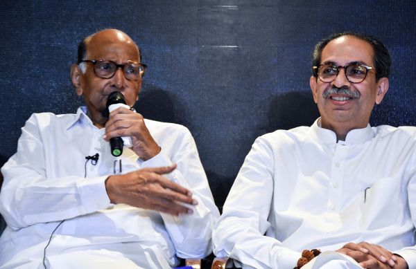 MVA allies Sharad Pawar and Uddhav Thackeray