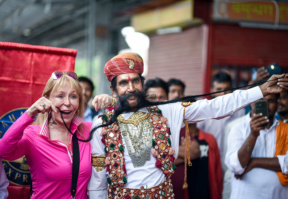 Ever Seen A Moustache This Long?