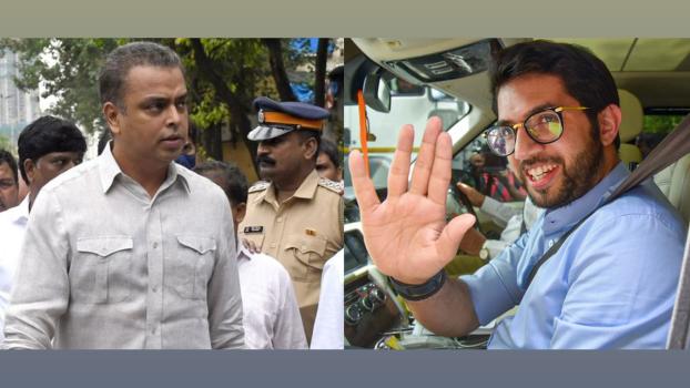 Rajya Sabha member Milind Deora (left) and Shiv Sena-UBT leader Aaditya Thackeray