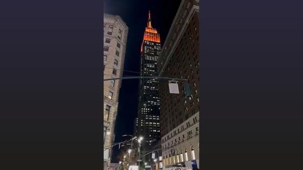 Empire State Building in New York/India in New York on X