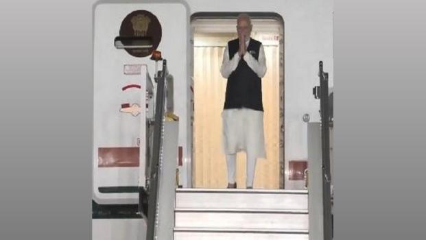 PM Narendra Modi arrives in New Delhi after Singapore, Brunei visits/ANI Photo