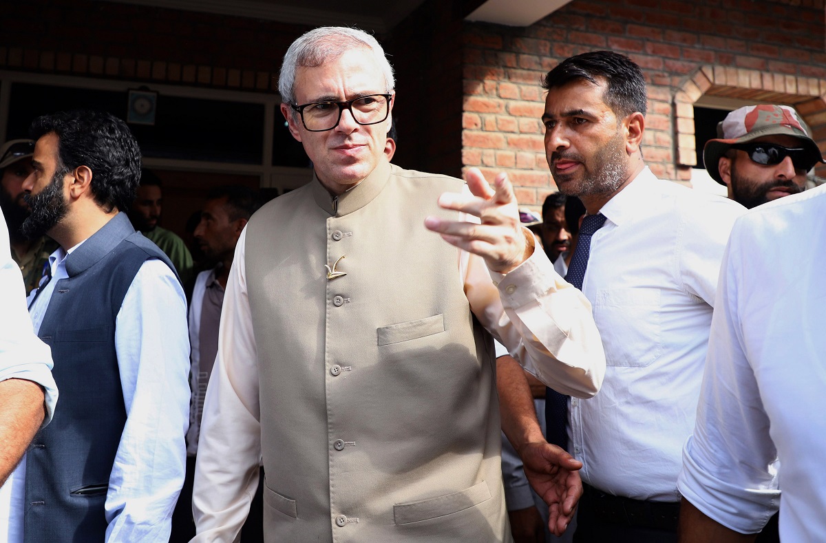 Jammu and Kashmir CM Omar Abdullah/Image: Umar Ganie for Rediff.com