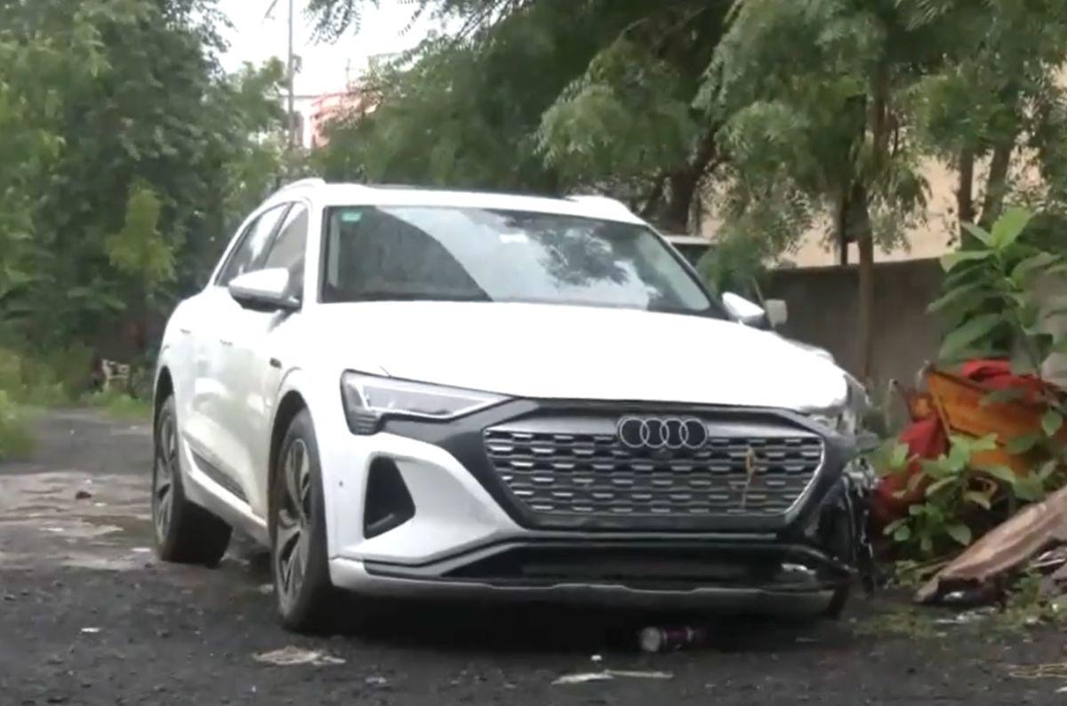 The Audi that was involved in the accident