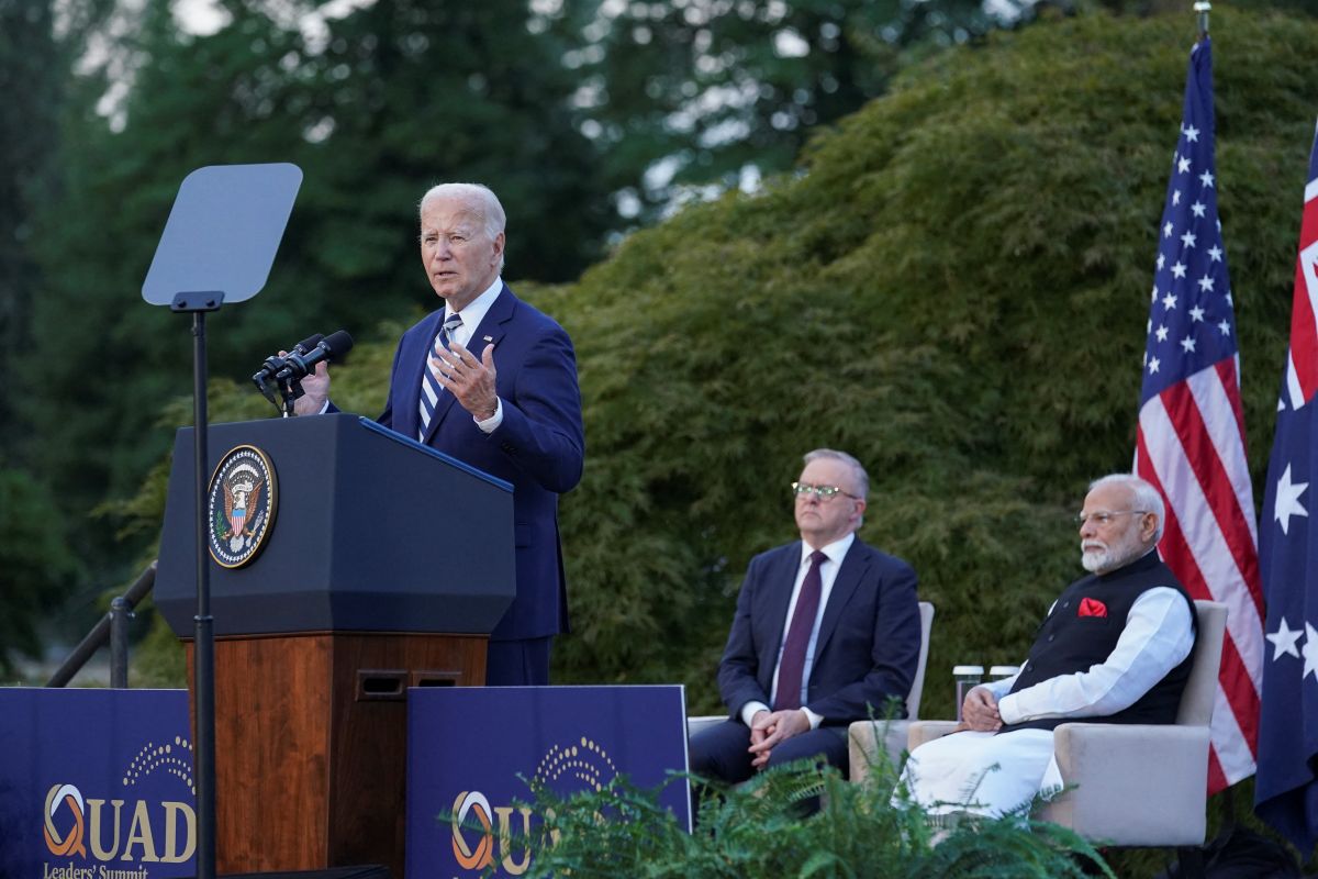 China testing us, Biden caught saying on hot mic