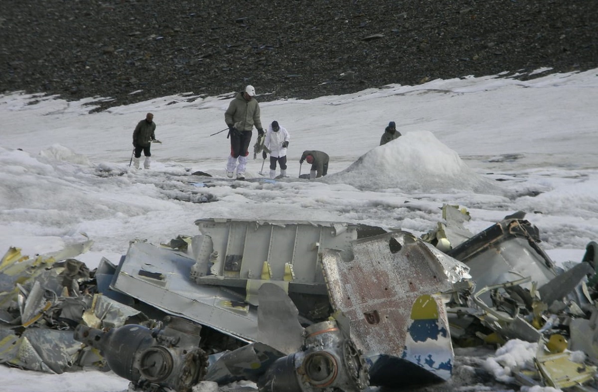 Parts of the AN-12 BL-534 aircraft that was crashed in 1968/ANI Photo