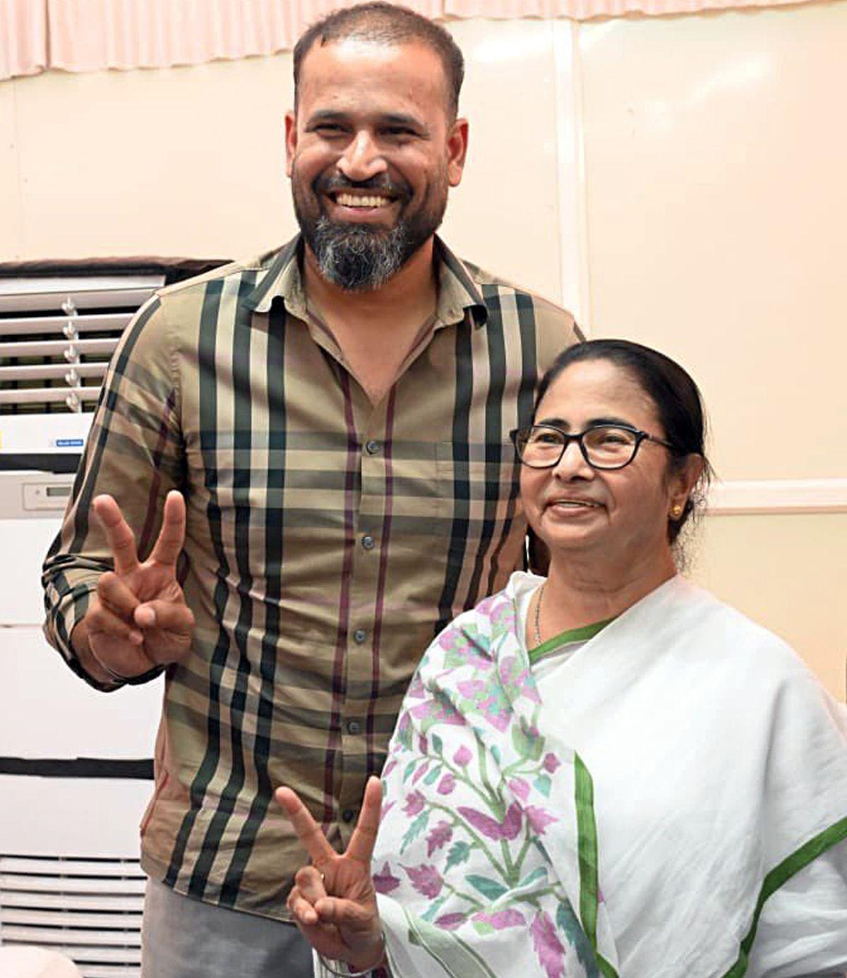 TMC MP Yusuf Pathan was to be part of outreach