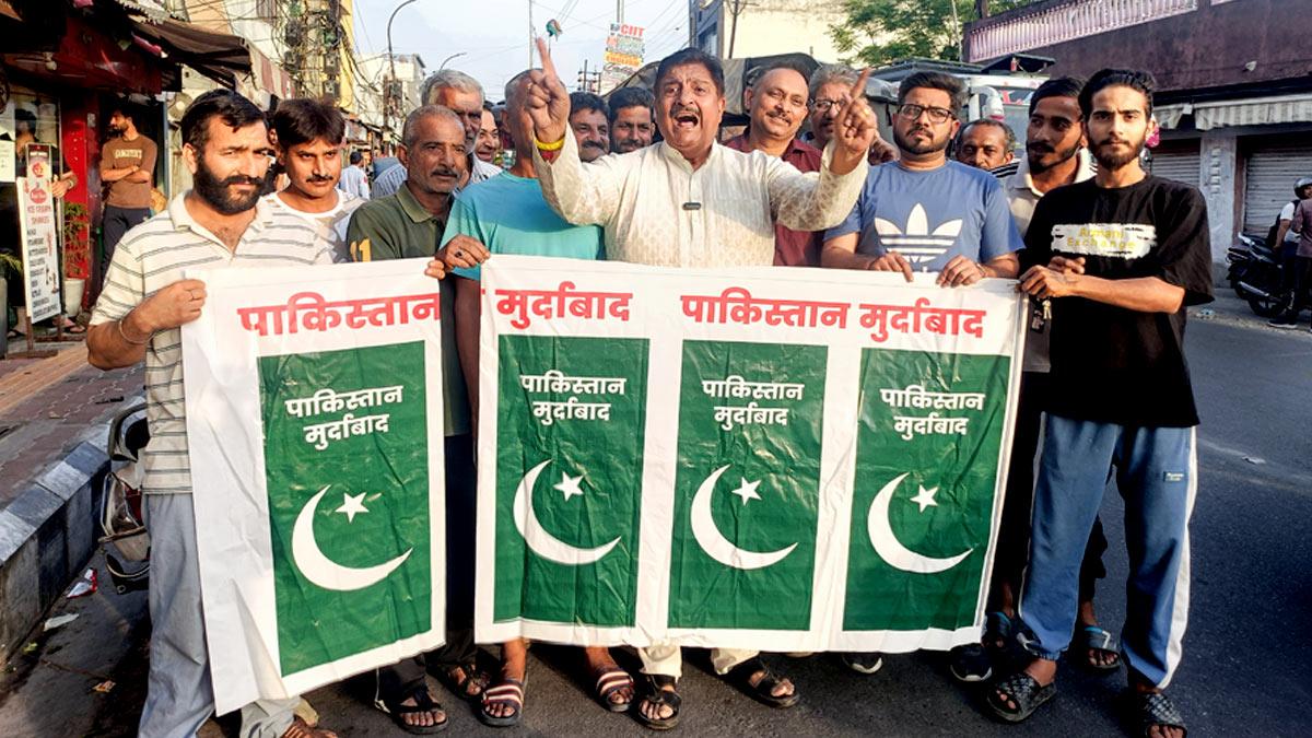 A protest against the Pahalgam terror attack
